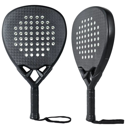 Professional 3/12/18K Carbon Padel Racket Tennis Paddle EVA SOFT 38Mm Tenis Padel Raquete Diamond Shape