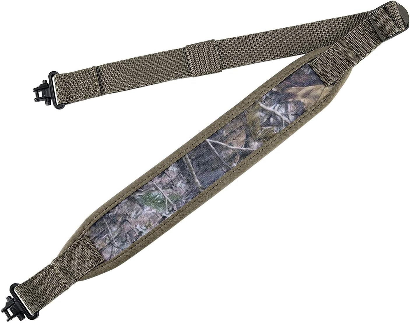 Two Point Traditional Sling with Swivels,Durable Shoulder Padding Strap, Metal Hardware Length Adjuster