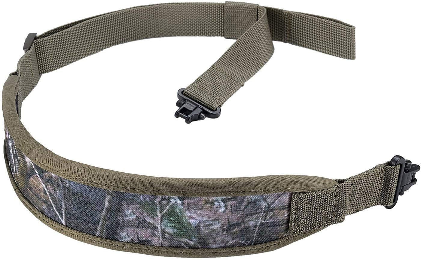 Two Point Traditional Sling with Swivels,Durable Shoulder Padding Strap, Metal Hardware Length Adjuster