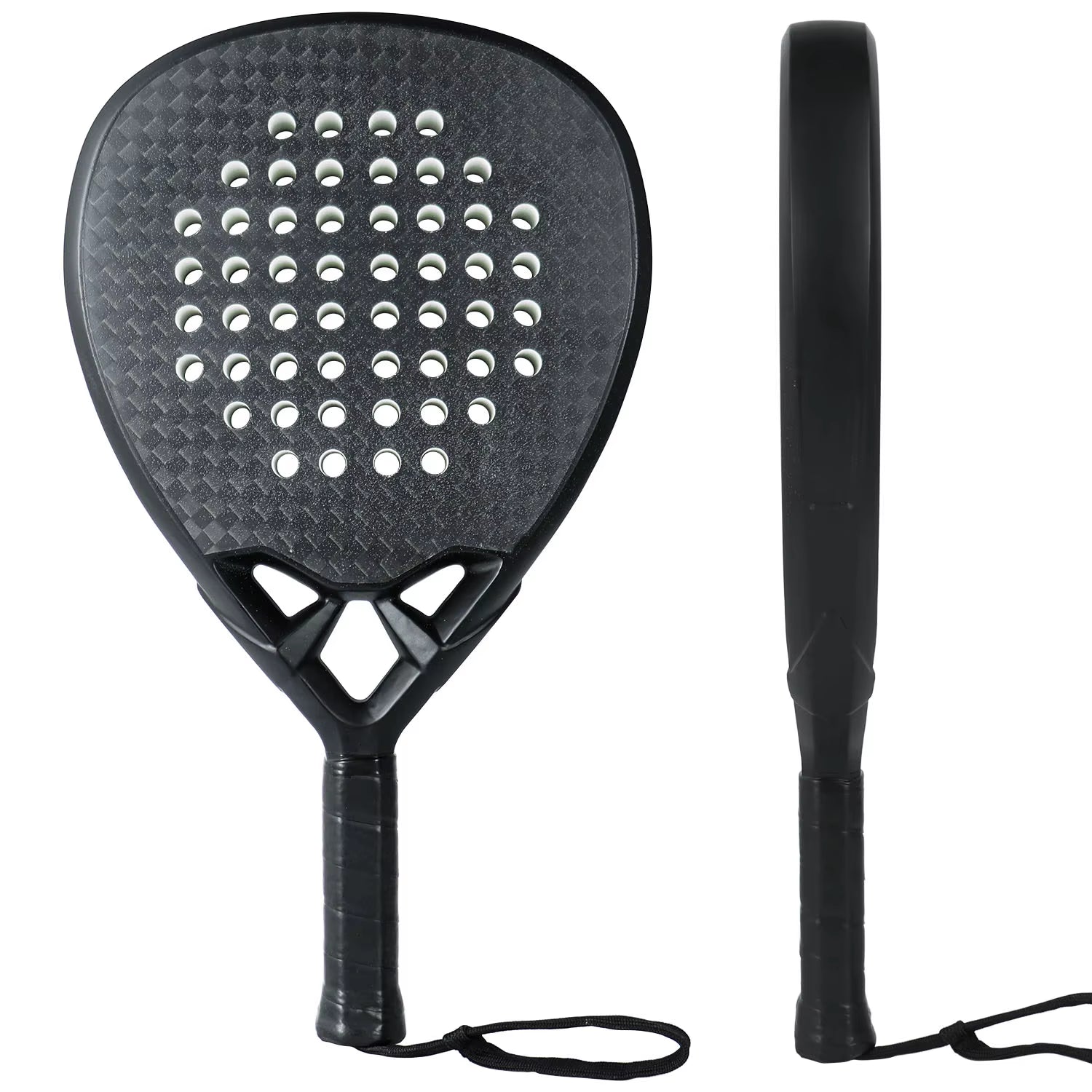 Professional 3/12/18K Carbon Padel Racket Tennis Paddle EVA SOFT 38Mm Tenis Padel Raquete Diamond Shape