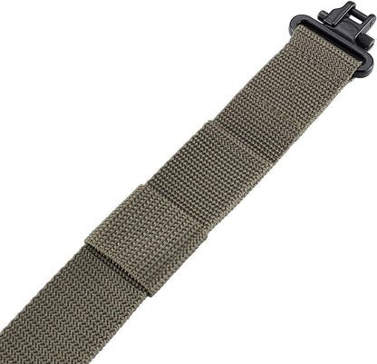 Two Point Traditional Sling with Swivels,Durable Shoulder Padding Strap, Metal Hardware Length Adjuster